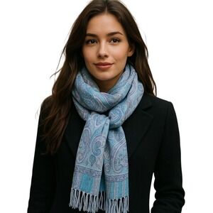 Pashmina Silk Turkish Shawl 60inx25in